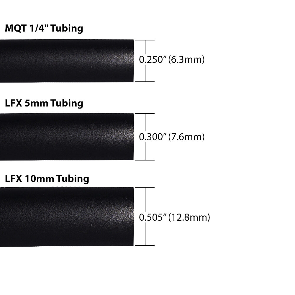 AG Distribution Tubing Sizes