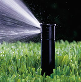 Rain Bird’s PRS-30 + U-Series Spray Nozzle Spraying Water