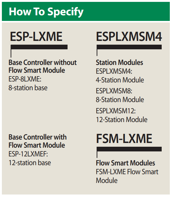 ESP-LXME How To Specify