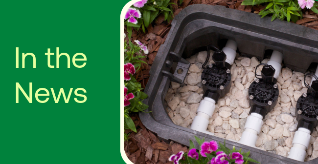 In the news irrigation and lighting with valves 