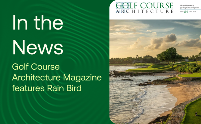 magazine features Rain Bird