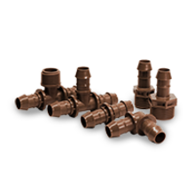 Drip Fittings, Stakes, & Risers